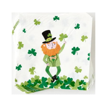 6.5" Luncheon Napkins, St. Patrick's Day - 2 Packs