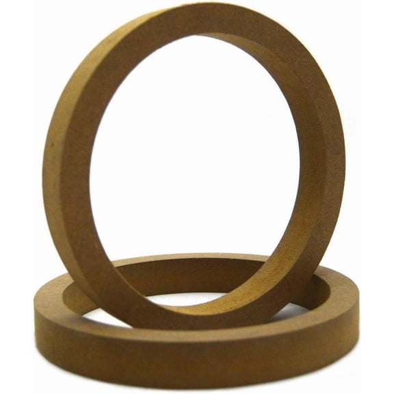 Audiopipe 6.5" MDF Speaker Rings Car Audio Fiberglass Mounting Forms 1 Pair