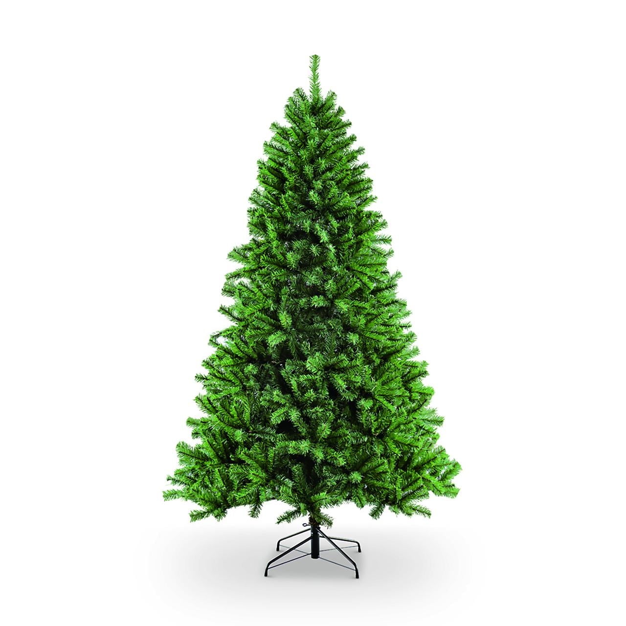 6.5' Green Fir Artificial Christmas Tree with Metal Stand