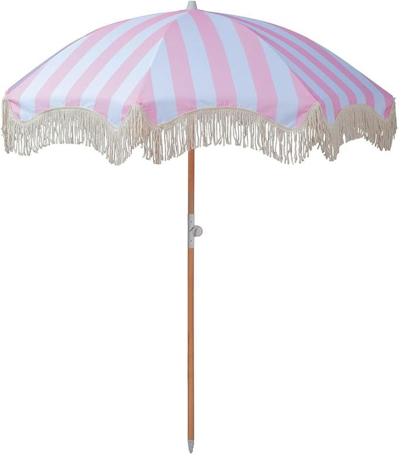 6.5' Pink Market Patio Umbrellas, Wind Resistance
