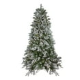 thumbnail image 1 of 6.5' Pre-Lit LED Full Mixed Rose Mary Emerald Angel Pine Artificial Christmas Tree - Clear Lights, 1 of 9