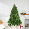 thumbnail image 1 of Northlight Real Touch™️ Pre-Lit Full Noble Fir Artificial Christmas Tree - 6.5' - Multi-Color Lights, 1 of 9