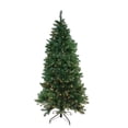 thumbnail image 1 of Northlight 6.5' Prelit Artificial Christmas Tree Slim Eastern Pine - Clear Lights, 1 of 4