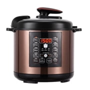 6.5 Quart Electric Pressure Cooker, 12-in-1 Multi-Functional Slow Cooker, Rice Cooker, Saute Pan, Soup Pot, Egg Cooker, Warmer, Preset Cooking, Gold Stainless Steel