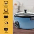 thumbnail image 1 of 6.5 Quart Slow Cooker, Blue, 1 of 6
