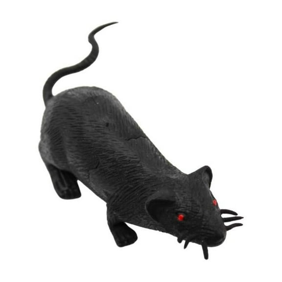 6.5" Rubber Rat (Pack of 6)
