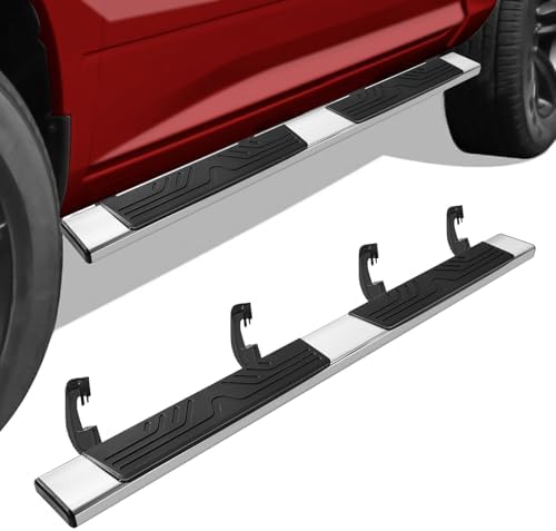 KUIPERAUTO Running Boards For 2007-2018 Chevy Silverado & GMC Sierra 1500/2500/3500HD Crew Cab