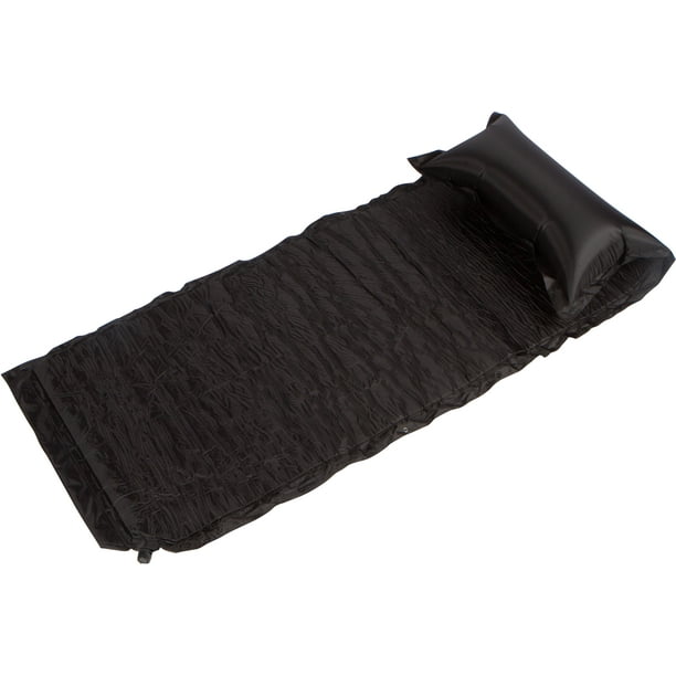 6.5' Self Inflating Sleeping Camp Pad with Attached Pillow and Carry