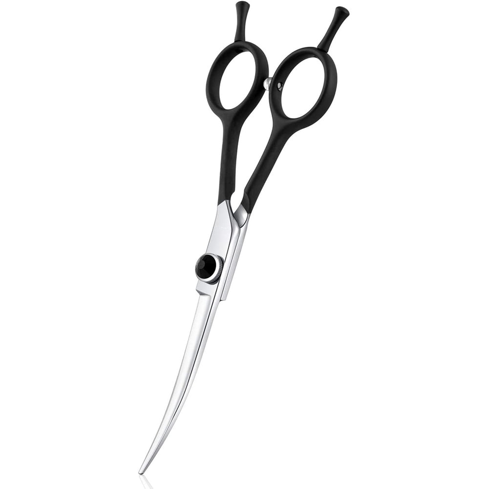 6.5" Upwards Curved Scissors for Dog Grooming, 440C Grooming Scissors