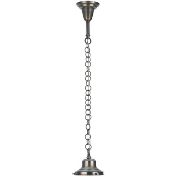 Meyda 144288 6.5 in. Revival Schoolhouse 6 in. Fitter Hardware, Antique Nickel