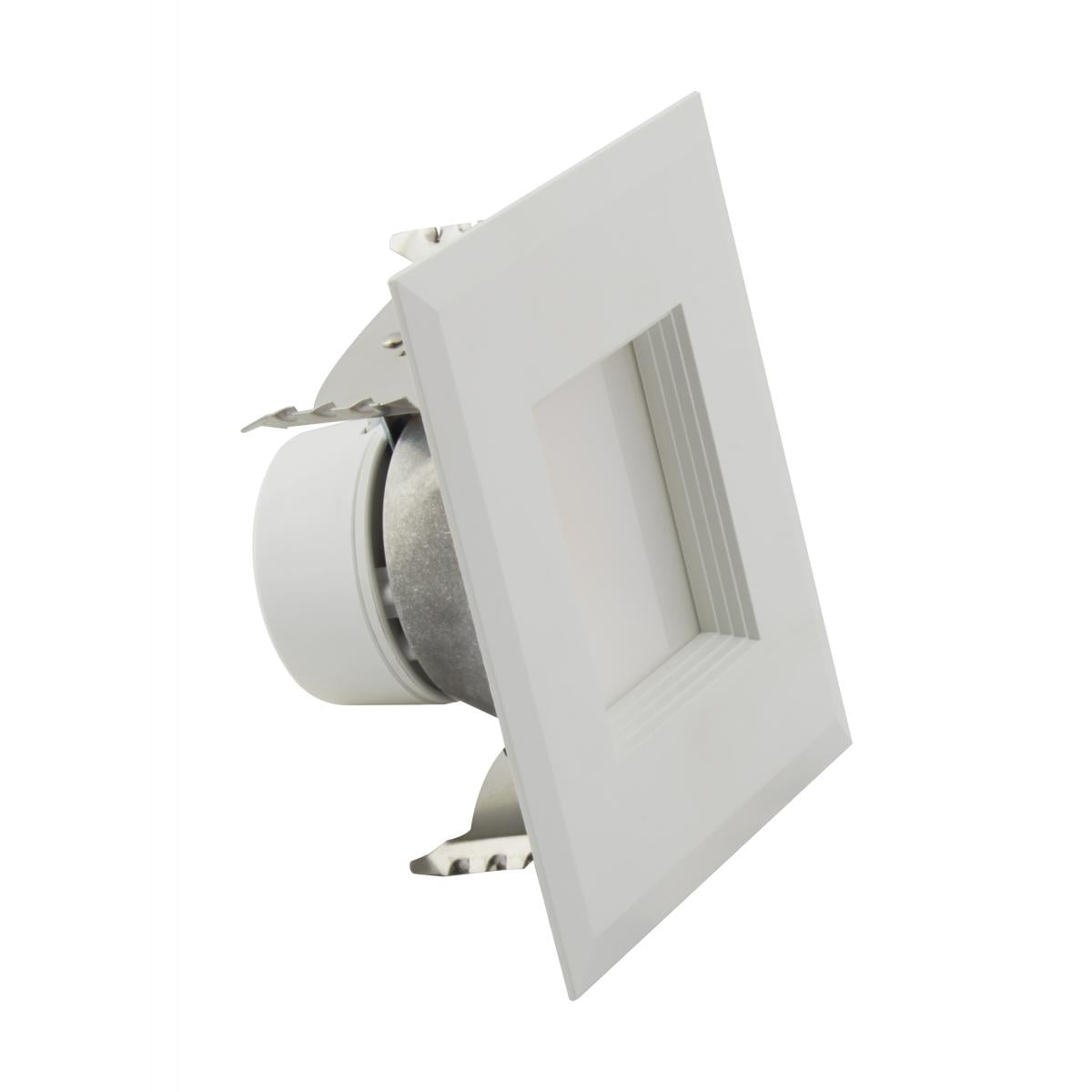 Modern Square White Aluminum 4-inch LED Downlight