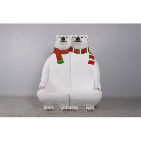 6.5 ft. Polar Bear Double Bench