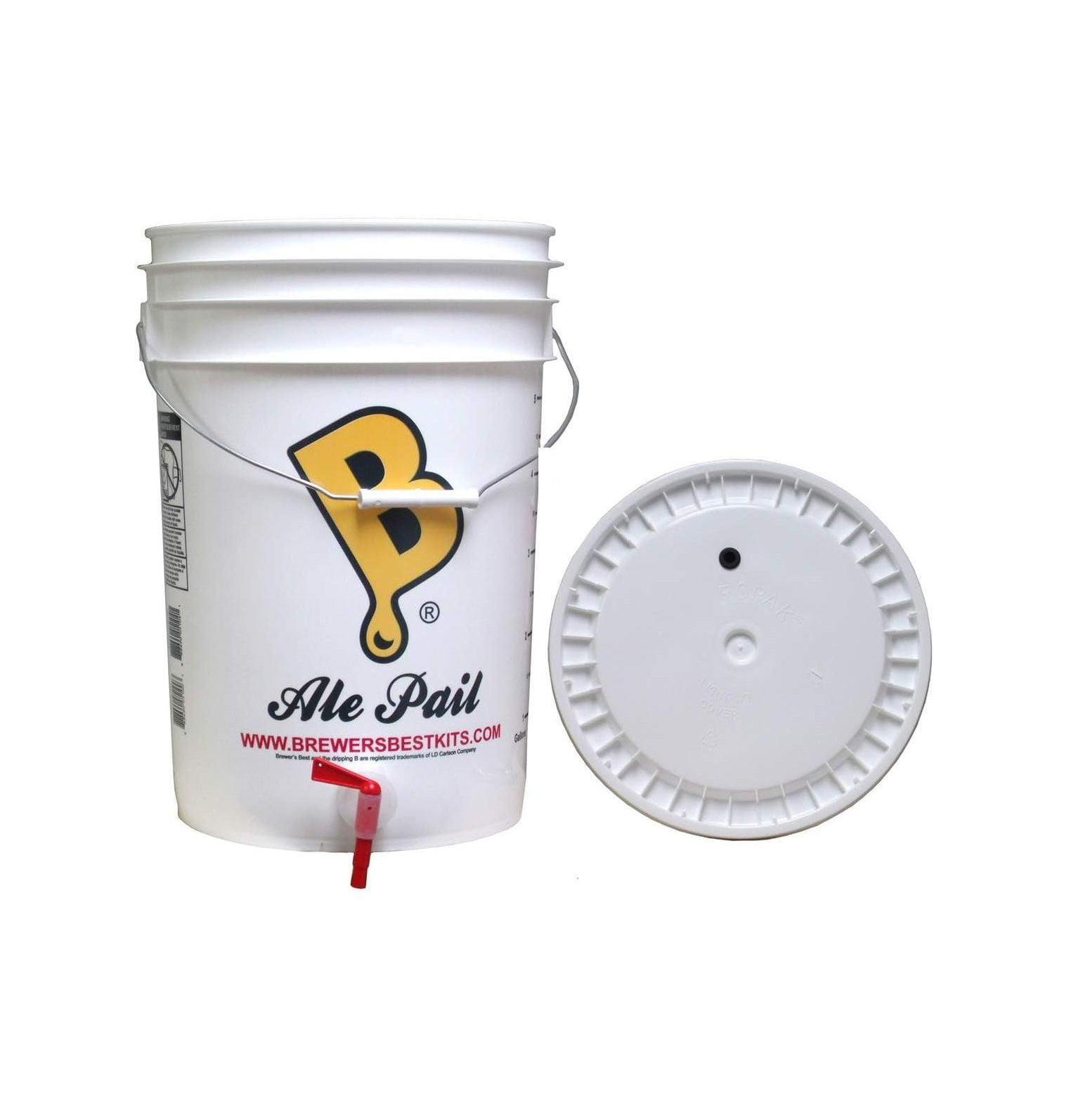 6.5 gallon Fermenting/Bottling Bucket with Lid, Spigot, and Air Lock