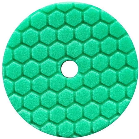 6.5 in. Hex-Logic Quantum Buffing Pad, Green