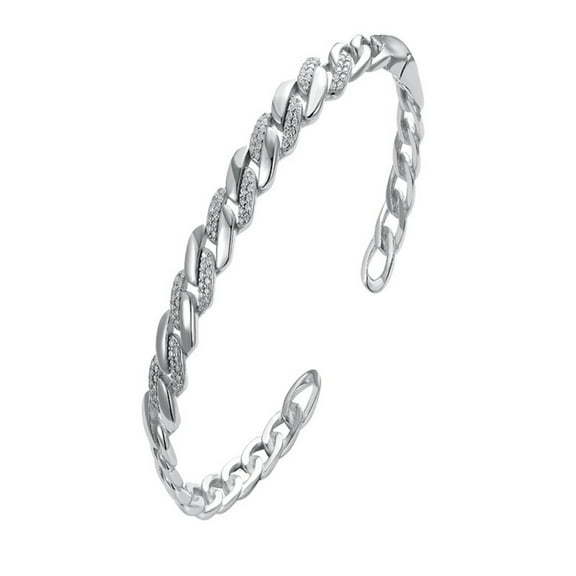 6.5 in Moissanite Bracelets D Color VVS1 Diamond Bracelets for Women Gift S925 Sterling Silver Bracelets Women's Bangle Bracelets
