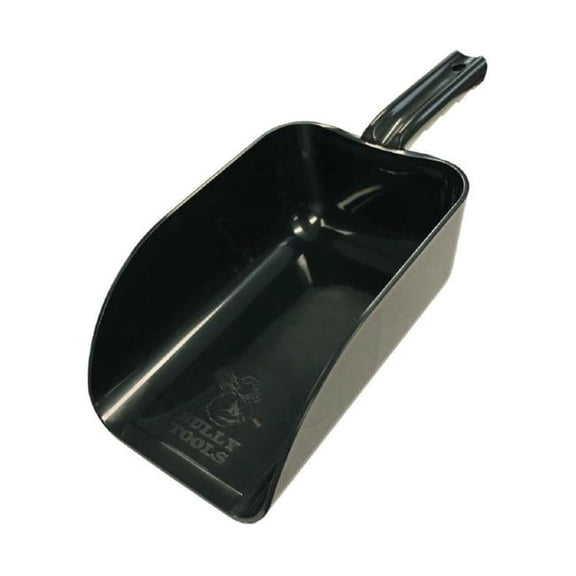 6.5 in. Poly Hand Scoop - Black, Small