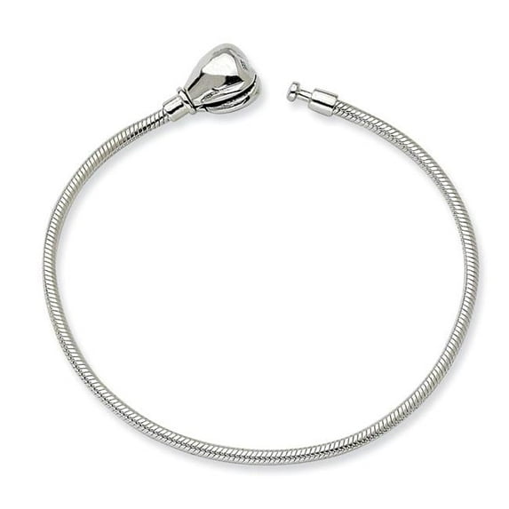 6.5 in. Sterling Silver Kids Hinged Clasp Bracelet