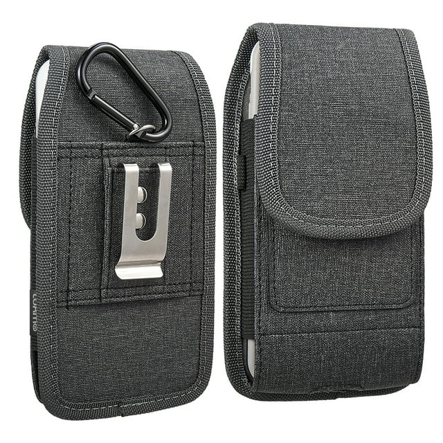 6.5-inch Vertical Universal Cell Phone Holster Pouch with Belt Clip and ...