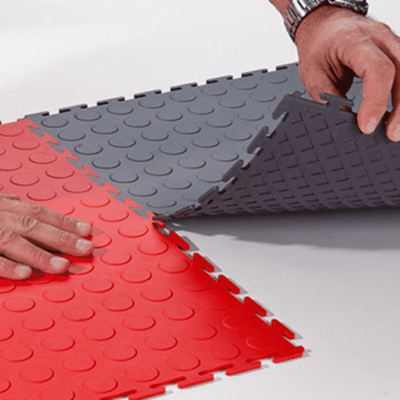 6.5 mm - T-Joint SupraTile - Coin or Textured - 10 Tiles Per Case Armorpoxy INC