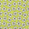 thumbnail image 1 of 6.5 sq. in. Luncheon Graphic Flower Napkin, Lime Green, 1 of 1
