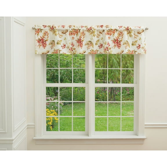 Maple Window 100% Cotton Single Window Valance 15.5" x 72"