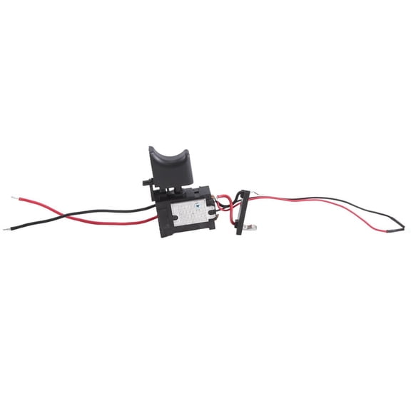 6.5 x 4 x 1.2 cm OPP Bag Packaging Cordless Drill Speed Controller Trigger Switch for 7.2-24V with Light