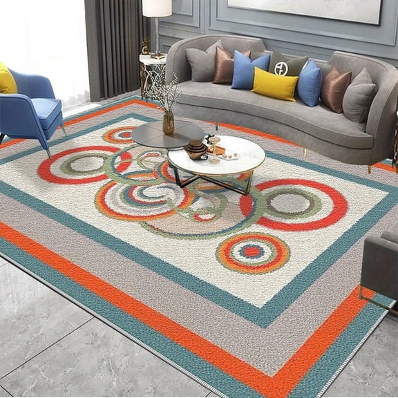 6.5'x10' Carpet Living Room Carpet Floor Mats Geometric Area Rug Play Area Rug Thick Area Rug