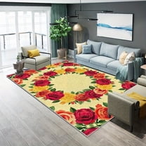 6.5'x10' Carpet Runner Thick Carpet For Living Room Geometric Area Rug Gothic Area Rug Large Area Rug