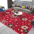 thumbnail image 1 of 6.5'x10' Indoor Outdoor Carpet Carpet Small Area Rug Washable Arrel Speckled Wool-Blend Area Rug Fluffy Area Rug, 1 of 10