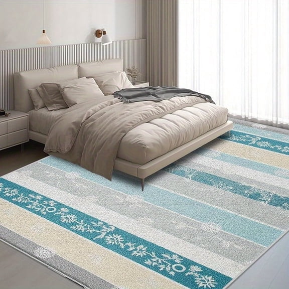 6.5'x10' rug entryway thick kitchen rug playroom rug rug for basement rug for dining room