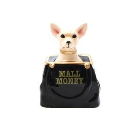 6.50 Inch Ceramic Chihuahua In Purse Savings Piggy/Coin/Money Bank