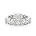 thumbnail image 1 of 6.50 TCW Round Brilliant Cut Eternity Wedding Ring 10K White Gold, 1 of 5