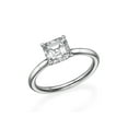 thumbnail image 1 of 6.50MM D-F VS Moissanite Engagement Ring (0.42 ct Moissanite Weight, 1.30 ct dew) Asscher Cut 14K Gold, 1 of 3