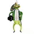 thumbnail image 1 of 6.50In Green N Groomed, Glass, Ornament Frog Wedding 1013888, 1 of 3
