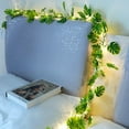 thumbnail image 1 of 6.56/16.4/32.8 FT Artificial Ivy Sunflower Rose Garlands with 20/50/100 LED String Light Fake Vines for Bedroom Decor Greenery Faux Hanging Plants Decor for Home Kitchen Garden Office Wedding Wall, 1 of 6