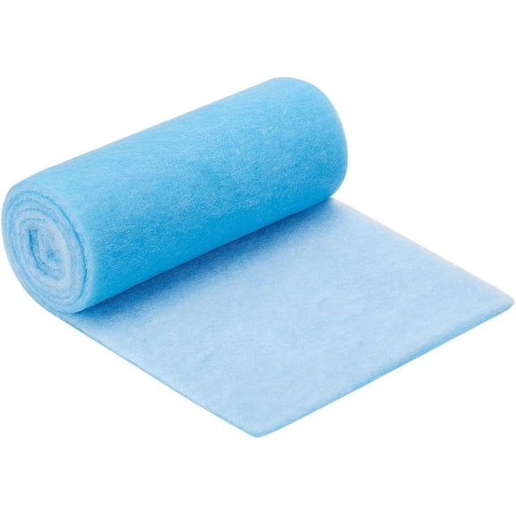 6.56 Feet Air Vent Filter 11.8x0.5 Inch Deep Sky Blue Open Cell Foam Air Purifier Filter for Conditioner Fresh & Filtered Air Indoor