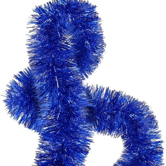 6.56 Ft Christmas Tinsel Garland, 78.74 Inch Metallic Fringe for Tree Mantel Staircase