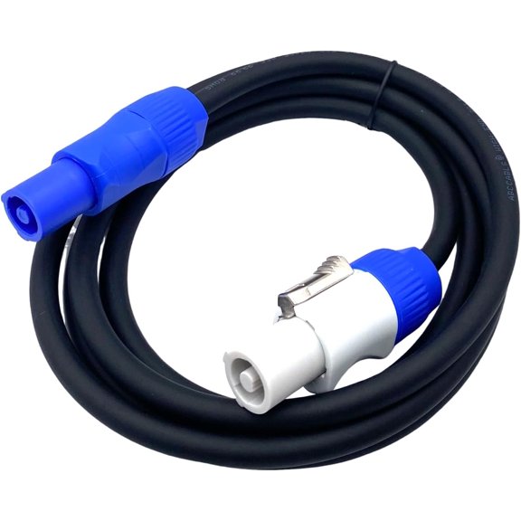 6.56 Ft Powercon Cable, 3 Pin Power Extension Cable for Prefessional Lighting Set-up Stage Light LED Screen Beam Moving Head LightPower Audio Video Equipment and More