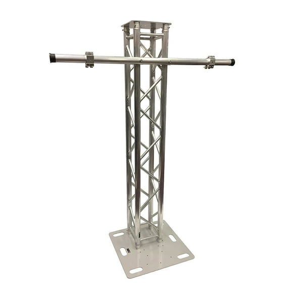 6.56FT 2 Meter Aluminum Plasma TV Mount Stand Stage/Club DJ Lighting Truss Tower