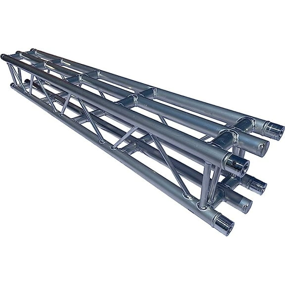 6.56FT (2 Meters) Straight Square Aluminum Truss Segment +Heavy Duty Center Cord Ultra Heavy-Duty 3mm Wall Thickness!