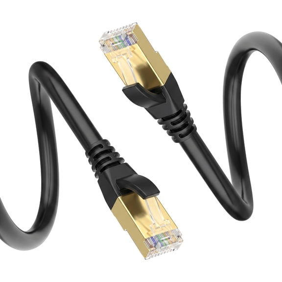 Dutevolns Cat 8 Ethernet Cable 6.56 FT High Speed LAN Network Cable, 40Gbps Gold Plated RJ45 for Xbox, PC, Mac, PS4