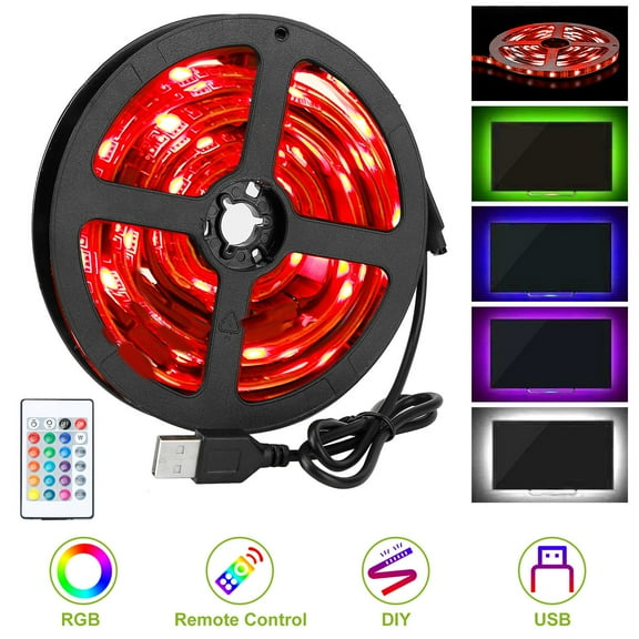 6.56ft LED Strip Lights for 40"-60" TV, iMounTEK RGB Color Changing Tape Light with Remote Controller