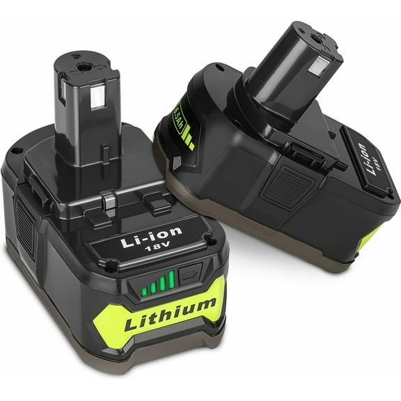 6.5Ah 2Pack for Ryobi P108 18V One+ Plus High Capacity Battery 18 Volt Lithium-Ion