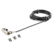 StarTech 3-in-1 4-Digit Combination Security Universal Laptop Cable Lock