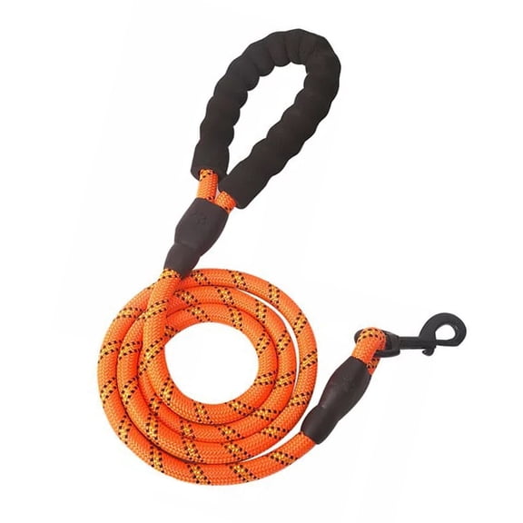 6.5FT Dog Leash with Comfortable Padded Handle and Highly Reflective Threads for Medium and Large Dogs