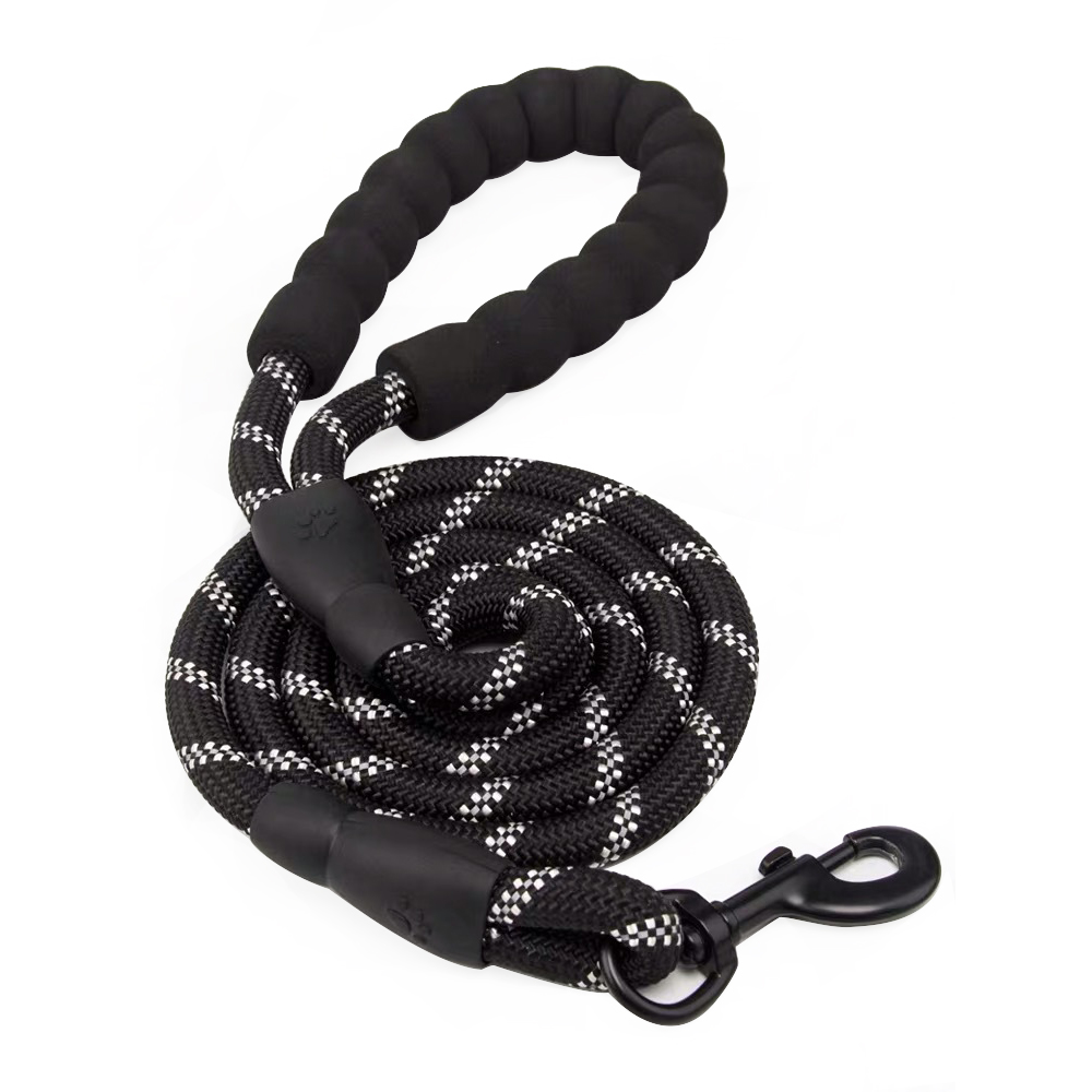 CoreLife Reflective Dog Leash 6 ft High Visibility Nylon Braided