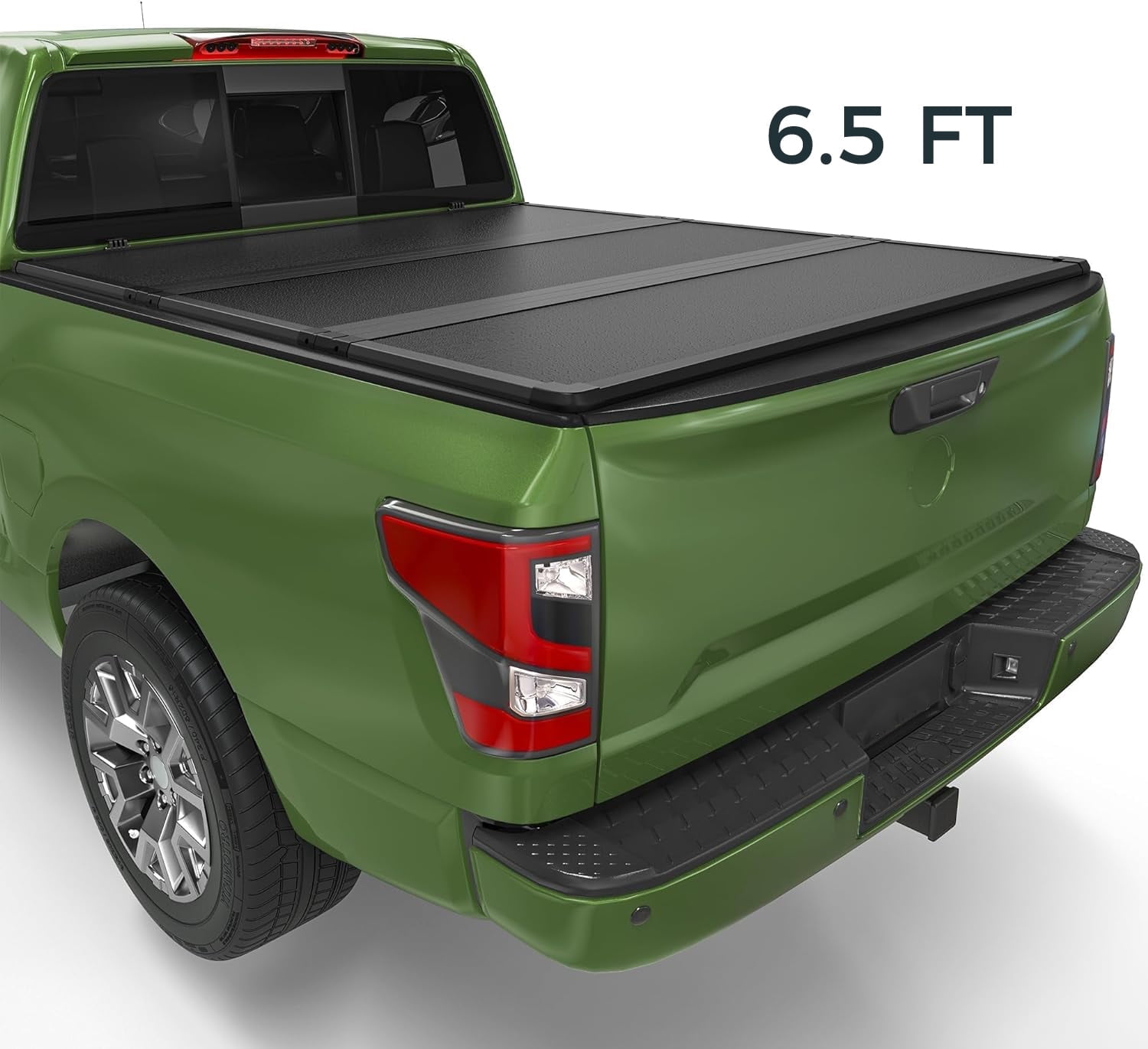 6.5ft FRP Hard Tri-Fold Tonneau Cover Truck Bed for 2014-2021 Toyota Tundra