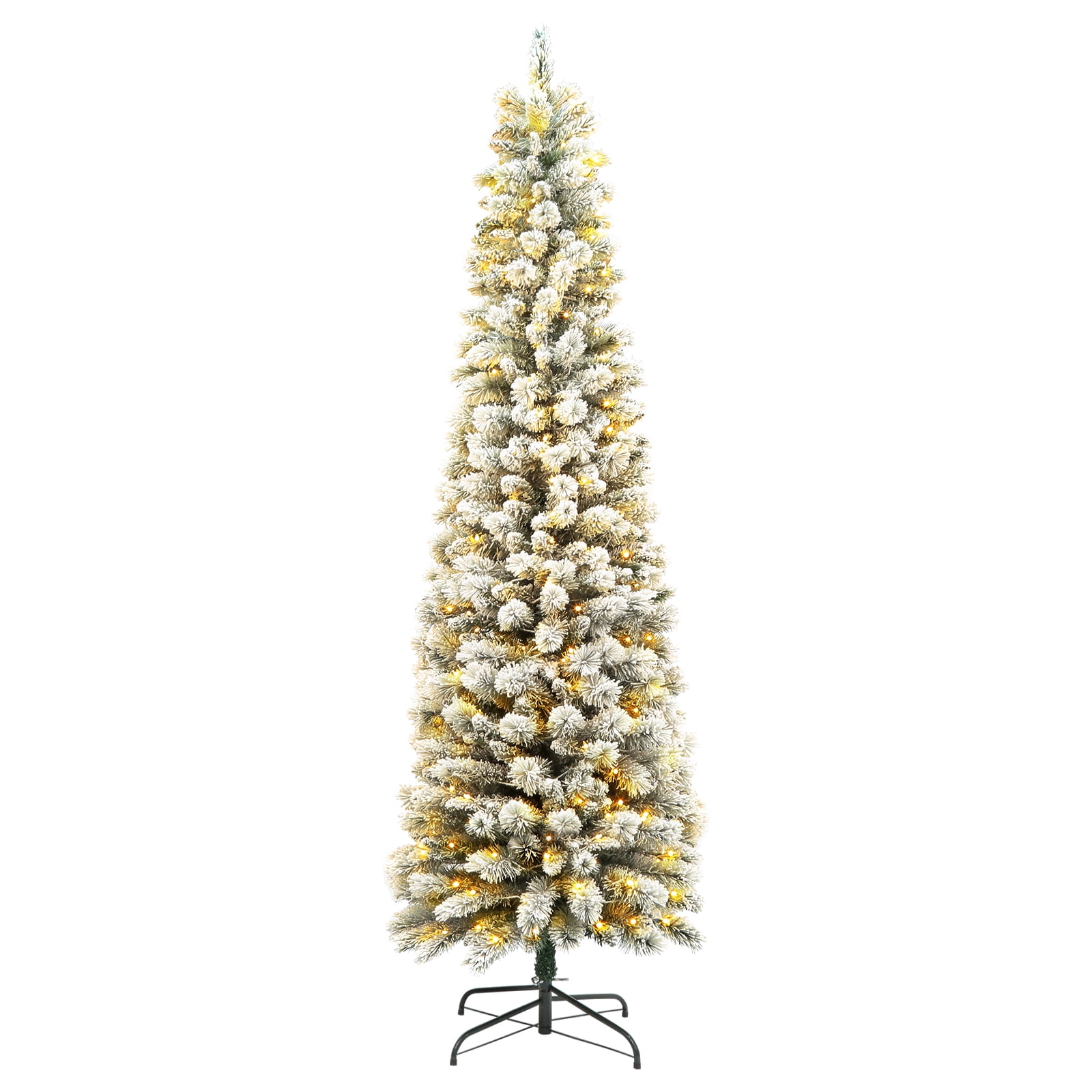 Dropship 6ft Pencil Shape Automatic Tree Structure PE PVC Material 300  Lights Warm Color 9 Modes With Remote Control 600 Branches With Pine  Needles Christmas Tree Green to Sell Online at a