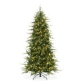 thumbnail image 1 of 6.5FT Pre-Lit Slim Aspen Fir Artificial Holiday Christmas Tree with Stand, 1 of 6