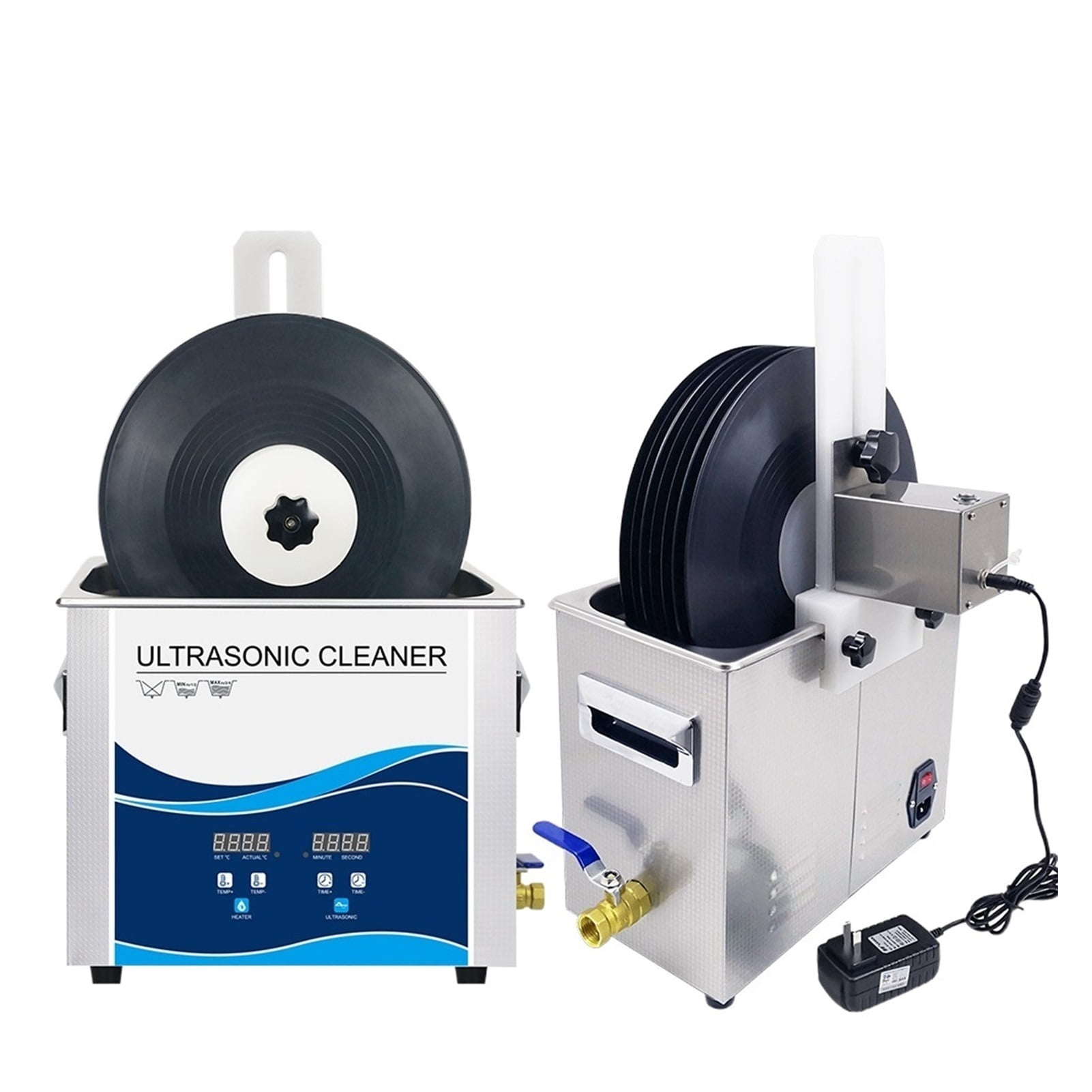 6.5L 180W Vinyl Record Ultrasonic Cleaner Five Colors Aluminum Alloy Bracket Can Lifting For Lp Album EP Discs Cleaning ,Strong Cleaning